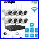 8CH 1080P CCTV Security Camera System Wifi Wireless Home Surveilance Outdoor 2MP