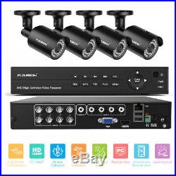 8CH 1080P DVR Security Camera System Video Recorder Human Detection Alert CCTV