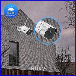 8CH 1080P Outdoor Wireless Security Camera System WIFI CCTV Audio NVR + 3TB HDD