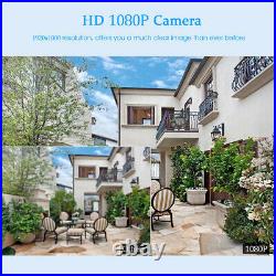 8CH 1080P WIFI NVR 12 LCD Monitor+1080P Wireless IR CCTV Security IP Camera KIT