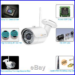 8CH 1080P Wifi NVR Wireless Security Camera System 4Pcs 960P HD IP Cam Home CCTV