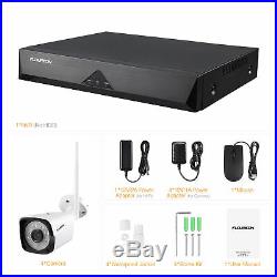 8CH 1080P Wireless CCTV Security Camera System Motion Detection Night Vision New