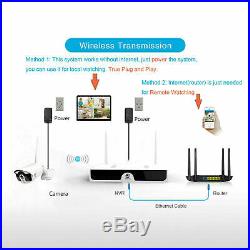 8CH 1080P Wireless HDMI NVR Outdoor Security IP Camera CCTV Home Security System