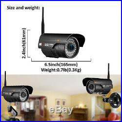 8CH 1080P Wireless Security Camera System Outdoor Wifi CCTV With 1TB Audio Kit