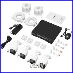 8CH 1080P XPOE DVR Outdoor CCTV Home Security Camera System Night Vision 1TB HDD