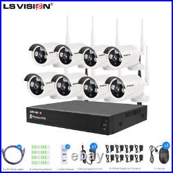 8CH 2MP 1080P HDMI NVR Outdoor Home Night Vision CCTV Security Camera System Kit