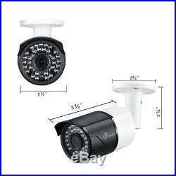 8CH 5MP DVR 4×5MP Home Security Camera System 5MP HD Video H. 265+ CCTV 1TB
