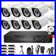 8CH 5MP DVR Outdoor Home CCTV 4K HD Security Camera System Kit Night Vision 1TB