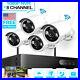 8CH 5MP NVR/DVR WIFI CCTV Wireless Security Camera System Outdoor Night Vision