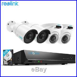 8CH 5MP POE Security Camera System NVR CCTV Outdoor Video Reolink RLK8-410B2D2
