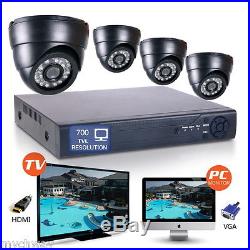 8CH 960H HDMI DVR NVR 2in1 700TVL Outdoor 24IR CCTV Camera Home Security System