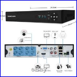 8CH AHD DVR 1080P IR Outdoor Night CCTV Home Surveillance Security Camera System