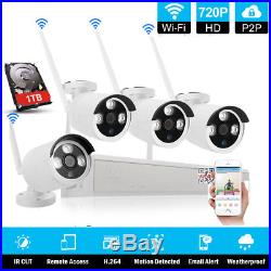 8CH CCTV 1080P NVR Outdoor WIFI IR-CUT Camera Motion Security Video System +1TB