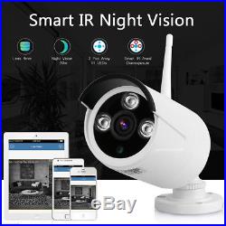 8CH CCTV 1080P NVR Outdoor WIFI IR-CUT Camera Motion Security Video System +1TB