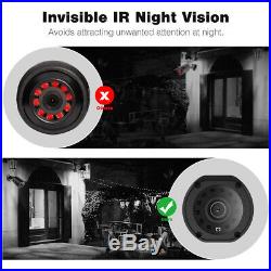 8CH DVR Home Security Camera System 3000TVL 1080P CCTV Invisible IR Night Vision