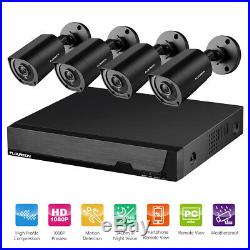 8CH DVR Security Camera+5 IN 1 1080N Video DVR Recorder 4X HD 1080P CCTV Camera