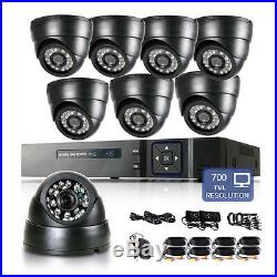 8CH H. 264 1080N DVR HDMI Video 24IR P2P Indoor CCTV Home Security Camera System