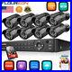 8CH H. 264 DVR 3000TVL 1080P Outdoor CCTV Home Security Camera System Kit 1TB HDD