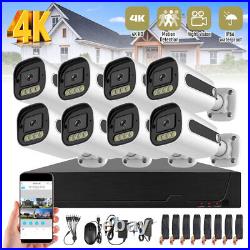 8CH H. 265+ 5MP Lite DVR 1080P Outdoor CCTV Home Security Camera System Kit NEW