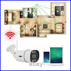 8CH H265+ NVR 3MP Wireless Security Camera System WiFi Outdoor IP 2 Way Audio US