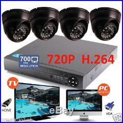 8CH HDMI DVR Video 700TVL CCTV CMOS IR Home Surveillance Security Camera System