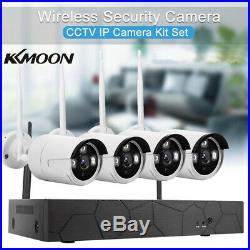 8CH Wireless 1080P NVR Outdoor WIFI IR IP Camera CCTV Security System Kit M7U5