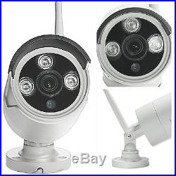8CH Wireless Wifi 1080P NVR Outdoor IP Bullet Camera Kit CCTV Security System
