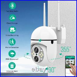 8x Outdoor 1080P WiFi IP Camera Wireless CCTV HD PTZ Home Security IR Camara