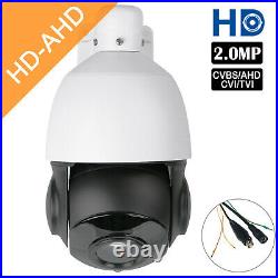 AHD 1080P 2MP PTZ Camera 30X Zoom Speed Dome Outdoor IR-CUT CCTV Security OSD