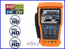 AHD TVI CVI Analog 4in1 3.5 LCD PTZ Security Camera CCTV Tester with Multimeter