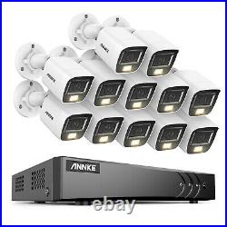 ANNKE 16CH 5MP H. 265+ DVR 3K Color Night Vision Audio Security Camera System AI