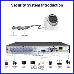 ANNKE 16CH 8MP 4K DVR Ultra 5MP Audio CCTV Camera Security System Color Night