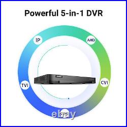 ANNKE 16CH 8MP 4K DVR Ultra 5MP Audio CCTV Camera Security System Color Night