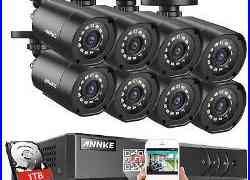 ANNKE 2000TVL Security Camera System 8CH 1080P HDMI DVR Outdoor CCTV KITS 1TB