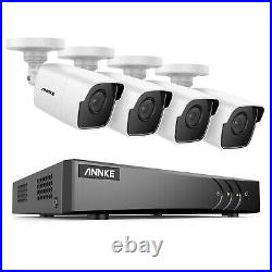 ANNKE 3K Lite 8CH DVR 5MP CCTV Security Camera System Outdoor Night Vision IP67