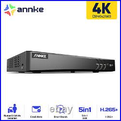 ANNKE 4K 8CH DVR 8MP CCTV Security Video Record Smart Search Playback APP H. 265+