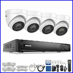 ANNKE 4K 8CH POE NVR 8MP HD CCTV IP Audio Security Camera System Outdoor Network
