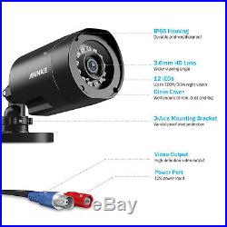 ANNKE 4x 2000TVL 1080P CCTV Camera In/ Outdoor IR Security Surveillance System