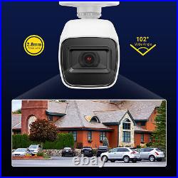 ANNKE 4x 4K Video HD TVI Security Camera CCTV IP67 8MP Outdoor Night Vision WDR