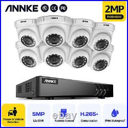 ANNKE 5IN1 5MP Lite 8CH DVR 1080P Outdoor CCTV AI Security Camera System H. 265+