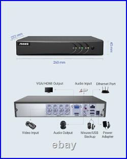ANNKE 5IN1 8CH DVR HD 1080P Security Camera System Video CCTV EXIR Night H. 265+