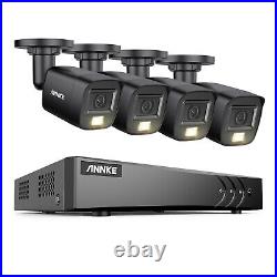 ANNKE 5MP 16CH 8CH DVR Security Camera System Color Night Vision Built in Mic AI