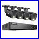 ANNKE 5MP 16CH 8CH DVR Security Camera System Color Night Vision Built in Mic AI