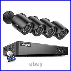 ANNKE 5MP Lite 5in1 8CH DVR 1080P TVI Outdoor CCTV Security IR Camera System 2TB