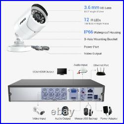 ANNKE 5MP Lite 8CH DVR 1080P CCTV Security Camera System EXIR Night Vision H. 265