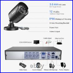 ANNKE 5MP Lite 8CH DVR 1080P Outdoor Security Camera System H. 265+ EXIR Motion