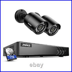 ANNKE 5MP Lite 8CH DVR Outdoor 1080P Security Camera System CCTV Email Alert 1TB