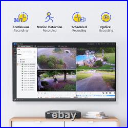 ANNKE 5MP Lite 8CH DVR Outdoor 1080P Security Camera System CCTV Email Alert 1TB