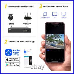 ANNKE 5MP Lite 8CH DVR Outdoor 1080P Security Camera System CCTV Email Alert 1TB