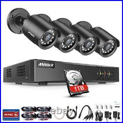 ANNKE 5MP Lite 8CH DVR Outdoor 1080P Security Camera System IR Night Vision 1TB